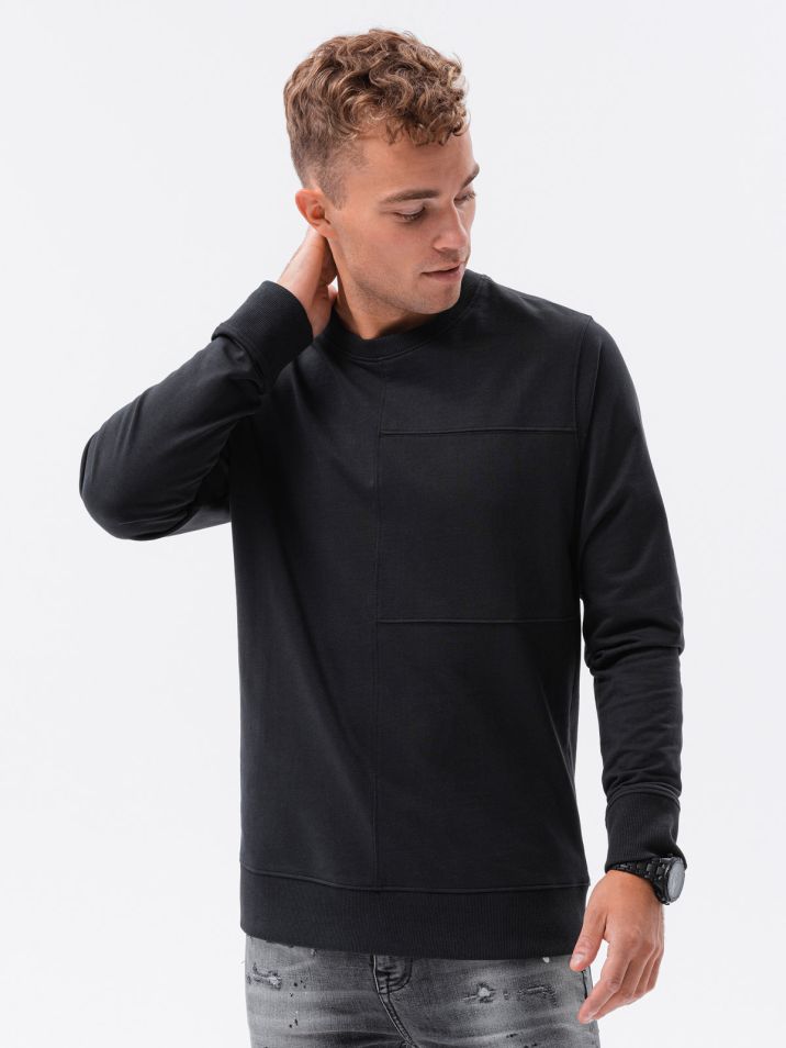 Ombre Clothing Férfi pulóver Zaragoza fekete