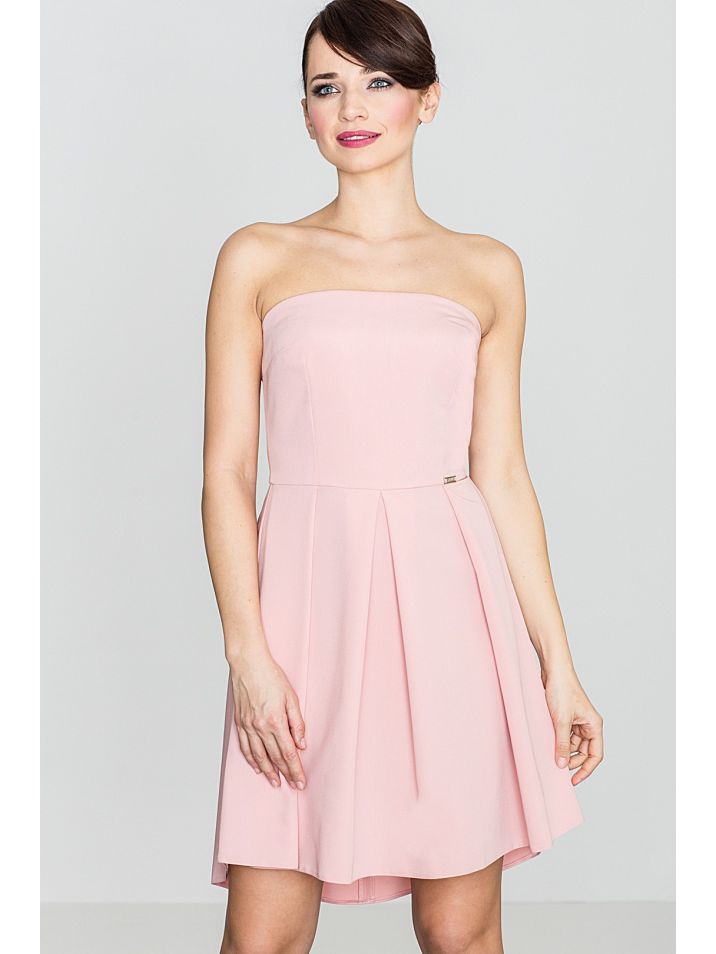 Lenitif Női estélyi ruha Evamour K368 rózsaszín