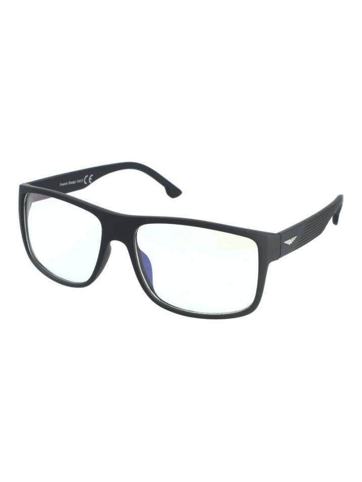 VeyRey Férfi kék fényt blokkoló szemüveg Yseubeth Szögletes Fekete