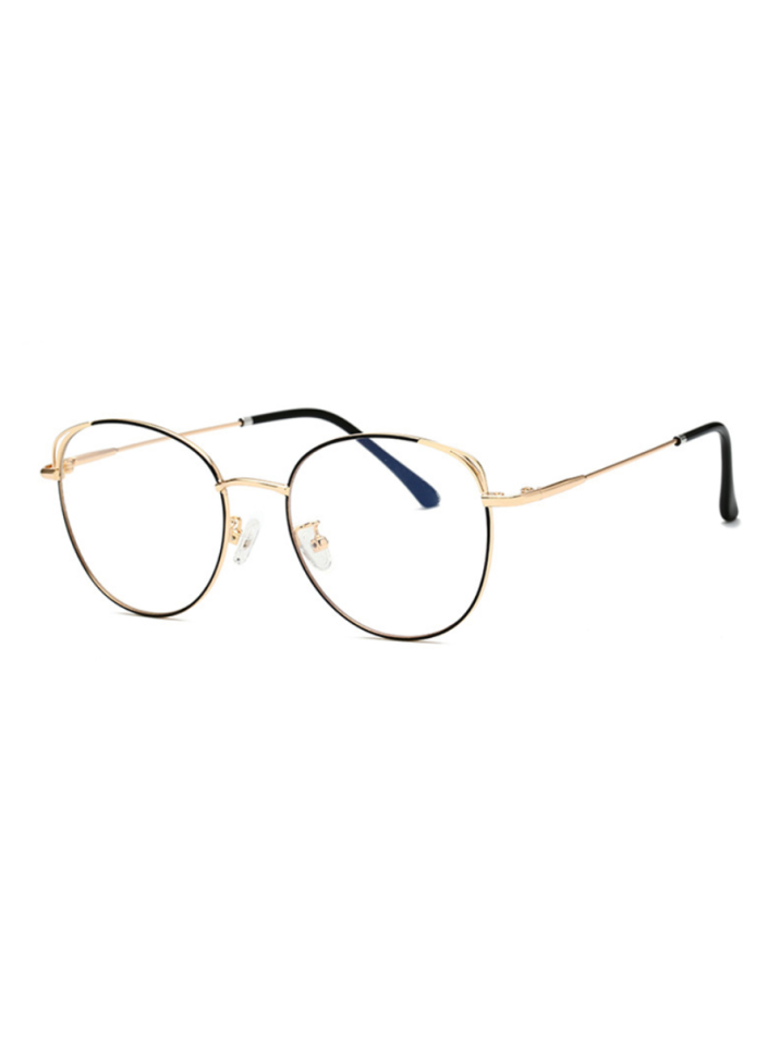 VeyRey szemüveg kékfény ellen Ovális Petronell fekete és arany
